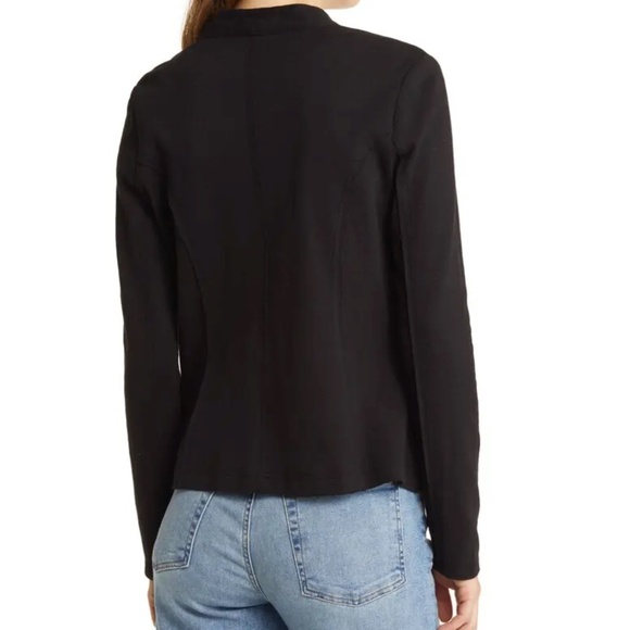 Caslon One-button Knit Blazer - Black XS - Picture 2 of 10